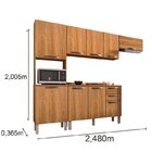 Cozinha Completa 2 Armário Aéreo 1 Paneleiro 1 Balcão Bella S