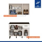 Cozinha Completa 2 Peças 6 Portas 1 Gaveta Suprema Yescasa Br
