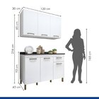 Cozinha Completa 2 Peças 6 Portas 1 Gaveta Suprema Yescasa Br