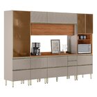 Cozinha Completa 310cm X 218,5cm Aéreo Mdf Pnl E Crt 6 Peças