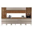 Cozinha Completa 370cm X 218,5cm Aéreo Mdf Tq E Crt 8 Peças P