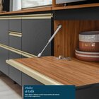 Cozinha Completa 370cm X 218,5cm Aéreo Mdf Tq E Crt 8 Peças P
