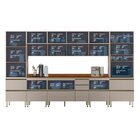 Cozinha Completa 370cm X 218,5cm Aéreo Mdf Pnl E Crt 8 Peças