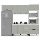 Cozinha Completa 3 Peças 224,5cm X 270cm Meena Branco/verde O