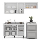 Cozinha Completa 3 Peças 224cmx200cm Branco