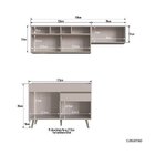 Cozinha Completa 3 Peças 5 Portas 1 Gaveta One Gralar Verde B