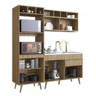 Cozinha Completa 3 Peças 6 Portas 1 Gaveta One  Verde Bellagi