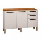 Cozinha Completa 3 Peças 7 Portas 2 Gavetas Bella Sallêto Móv