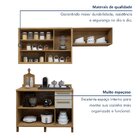 Cozinha Completa 3 Peças 7 Portas 2 Gavetas Cinamomo/off White