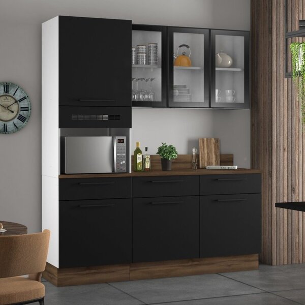 Cozinha Completa 3 Peças 7 Portas 3 Gavetas Exclusive Itatiaia