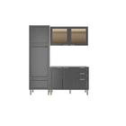 Cozinha Completa 3 Peças Americana Multimóveis 5903 Branco/gr