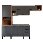 Cozinha Completa 3 Peças Com Balcão Para Pia Pimenta Thela Fr