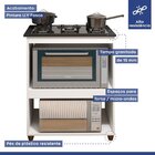 Cozinha Completa 3 Portas Angra Branco