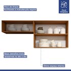 Cozinha Completa 3 Portas Angra Nature/off White