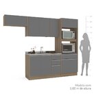 Cozinha Completa 4 Módulos 8 Portas 4 Gavetas Sem Tampo Campa