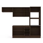 Cozinha Completa 4 Módulos 8 Portas 4 Gavetas Sem Tampo Campa