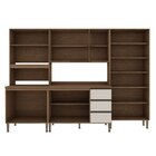 Cozinha Completa 4 Módulos Bia Ébano/off White