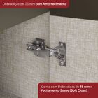 Cozinha Completa 4 Peças 100% Mdf Com Tampo Connect Bege/marr