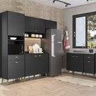 Cozinha Completa 4 Peças 10 Portas 2 Gavetas 1 Nicho Para For