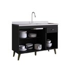 Cozinha Completa 4 Peças 10 Portas 2 Gavetas 1 Nicho Para For