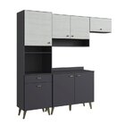 Cozinha Completa 4 Peças 10 Portas 2 Gavetas 1 Nicho Para For