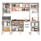 Cozinha Completa 4 Peças 10 Portas 2 Gavetas 2 Nichos Para Fo