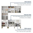 Cozinha Completa 4 Peças 10 Portas 2 Gavetas Com Fruteira Lor