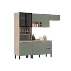 Cozinha Completa 4 Peças 10 Portas 2 Gavetas Firenze  Avena T