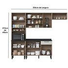 Cozinha Completa 4 Peças 11 Portas 1 Gaveta Com Nicho Para Fo