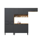 Cozinha Completa 4 Peças 11 Portas 1 Gavetas 1 Nicho Veneza I