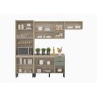 Cozinha Completa 4 Peças 11 Portas 2 Gavetas Firenze  Avena T