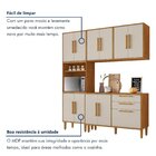 Cozinha Completa 4 Peças 11 Portas 2 Gavetas Lorena Nature/of