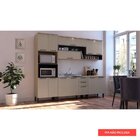 Cozinha Completa 4 Peças 1 Paneleiro 1 Armário Com Iluminação