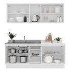 Cozinha Completa 4 Peças 200cm X 220cm Meena Branco/creme