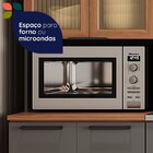 Cozinha Completa 4 Peças 217cm X 270cm Castanha Cinza / Freijó