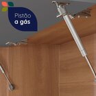 Cozinha Completa 4 Peças 217cm X 270cm Castanha Cinza / Freijó