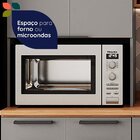 Cozinha Completa 4 Peças 217cm X 270cm Castanha Cinza / Freijó