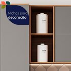 Cozinha Completa 4 Peças 217cm X 270cm Castanha Cinza / Freijó