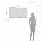 Cozinha Completa 4 Peças 220cm X 200cm Amara Branco