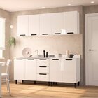 Cozinha Completa 4 Peças 220cm X 200cm Meena Branco