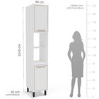 Cozinha Completa 4 Peças 224,5cm X 240cm Amara Branco