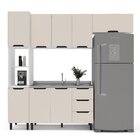 Cozinha Completa 4 Peças 224,5cm X 240cm Amara Branco/creme