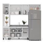 Cozinha Completa 4 Peças 224,5cm X 240cm Amara Branco/creme