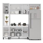 Cozinha Completa 4 Peças 224,5cm X 240cm Meena Branco/azul