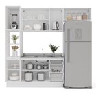 Cozinha Completa 4 Peças 224,5cm X 240cm Meena Branco/azul