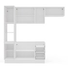 Cozinha Completa 4 Peças 224,5cm X 240cm Meena Branco/creme
