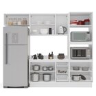 Cozinha Completa 4 Peças 224,5cm X 270cm Amara Branco/azul