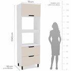 Cozinha Completa 4 Peças 224,5cm X 270cm Meena Branco/creme