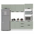 Cozinha Completa 4 Peças 224,5cm X 270cm Meena Branco/verde O