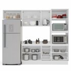 Cozinha Completa 4 Peças 224,5cm X 270cm Meena Branco/verde O